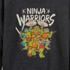 Women's - Teenage Mutant Ninja Turtles - Ninja Warriors Lightweight French Terry Wide Neck Long Sleeve Shirt - 2 of 4