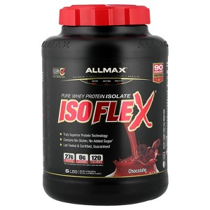 ALLMAX ISOFLEX®, Pure Whey Protein Isolate, Chocolate, 5 lbs (2.27 kg) - 1 of 4