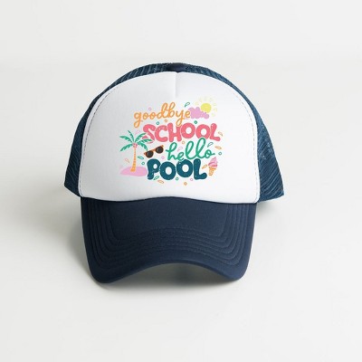 The Juniper Shop Goodbye School Hello Pool Youth Foam Trucker Hat