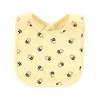 Hudson Baby Infant Girl Cotton Bibs, Bee Kind, One Size - 4 of 4