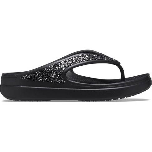 Crocs sparkle flip flops online