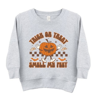 The Juniper Shop Smell My Feet Checkered Toddler Graphic Sweatshirt