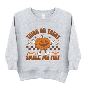 The Juniper Shop Smell My Feet Checkered Toddler Graphic Sweatshirt - 1 of 2