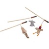 Ethical Pets Skinneeez Forest Friends Teaser Wand Cat Toy With Catnip - 13" - 2 of 3