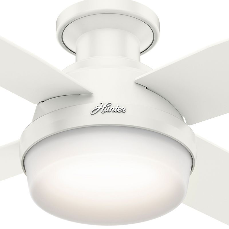  44" Dempsey Low Profile Ceiling Fan with Remote (Includes LED Light Bulb) - Hunter Fan, 6 of 16