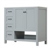 KIGFTSOD 36" Bathroom Vanity with Sink Top, Bathroom Vanity Cabinet with Two Doors and Two Drawers - 4 of 4