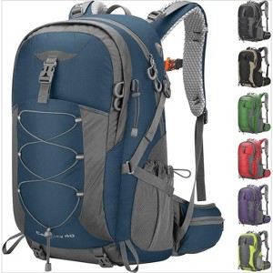 Camping Backpack,40L Waterproof Hiking Daypack with Rain Cover,Lightweight Travel Backpack - 1 of 4