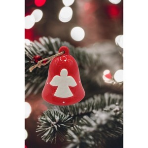 Wizardi Christmas Ceramic Ornament - Angel Bell F07N7-26 : Target