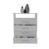 CAVINAS 4 Drawer Dresser with 1 Shelf,Modern Chest of Drawers for Bedroom,Tall Chest Dresser,Particle Board - 4 of 4