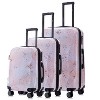 Multi-color Design ABS Hard Shell Lightweight with 360° Dual Spinning Wheels & Combo Lock – Includes 28", 24", 20" 3-Piece Luggage Set - Fairy - 4 of 4