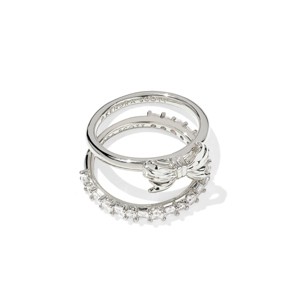Kendra Scott Belle Bow Band Ring Set 2pc - 1 of 1