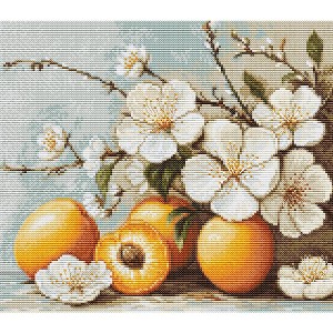 Luca-S Apricot blossom B7062L Counted Cross-Stitch Kit : Target