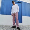 Campus Sutra Men Men's Chalk White Embossed Micro Check Shirt - 3 of 3