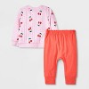 Baby Girls' Quilted Top & Bottom Set - Cat & Jack™ - image 2 of 4