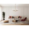 Progress Lighting Pinellas 6-Light Close-to-Ceiling Softgold Fixture, Steel, Opal Glass Shades - 2 of 3