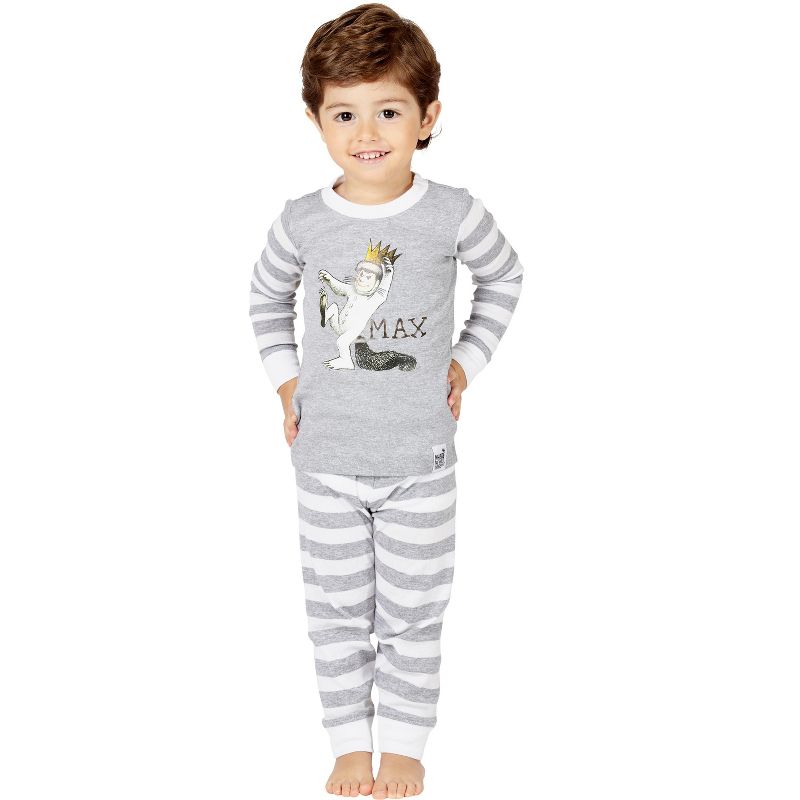 Where The Wild Things Are Boys Toddler Max Cotton Pajama Set, 2 of 6