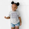 The Juniper Shop SmileyWorld Patriotic Stars Stacked Toddler Short Sleeve Tee - 5T - H. Grey - 4 of 4