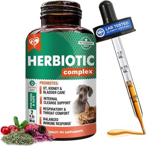 Beloved Pets Herbiotic Natural Herbal Holistic Defense for Dogs and Cats, Urinary Tract, Respiratory, & Intestinal Health 2 oz - 1 pack - 1 of 4