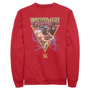 Mens WWE Retro Wrestlers Triangle Sweatshirt - 1 of 4