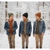 Canada Weather Gear Boys 3-Pack Beanie - Winter Knit Rib Cuff Beanie Hats – Warm Kids Beanies for Cold Weather - 2 of 4