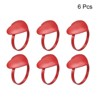 Unique Bargains Dining Table Decoration Alloy Decorative Wear Resistance Heart Shape Napkin Rings - 3 of 4