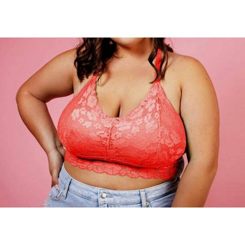Juliette Full Size Crisscross Lace Bralette