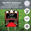 Big Dot of Happiness Red Carpet Hollywood - Party Decorations - Movie Night Party Welcome Yard Sign - 3 of 4