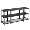 VASAGLE TV Stand Industrial Entertainment Center, Modern TV Console with Open Storage Shelves - 2 of 4