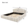 NicBex Queen Size Velvet Upholstered Bed Frame with Shell-Shaped Headboard for Adults,Boys,Girls - 3 of 4