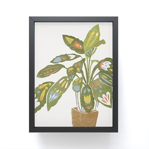 Alja Horvat Scandinavian Plant Framed Mini Art Print 4" (H) x 3" (W) x 1" (D) - Society6 - 1 of 3