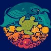 Junior's Design By Humans Aquatic Rainbow By Waynem T-Shirt - 2 of 3