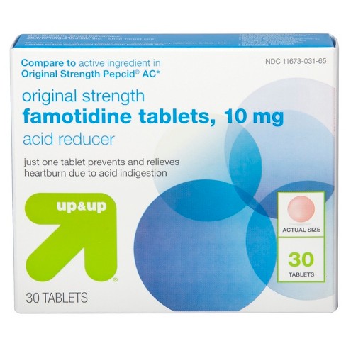 famotidine pepcid 10mg reducer petfinder 30ct
