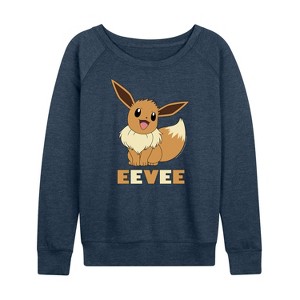Women's - Pokémon - Eevee Lightweight French Terry Slouchy - 1 of 4