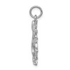 Black Bow Jewelry 14k White Gold Polished Unicorn Charm or Pendant - 2 of 4