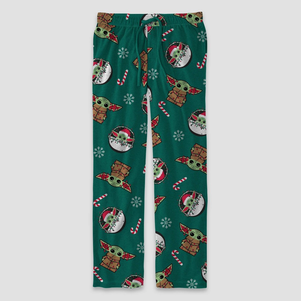 Men's Star Wars Fleece Pajama Pants - Dark Green M