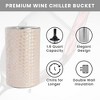 Sol Living 1.6 Qt. Stainless Steel Double Wall Wine Chiller Bucket - 3 of 4