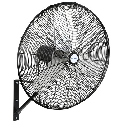 BILT HARD 24 inch 6500 CFM High Velocity Wall Fan 3-Speed Wall Mount Oscillating Shop Fan for Commercial Garage Warehouse Workshops
