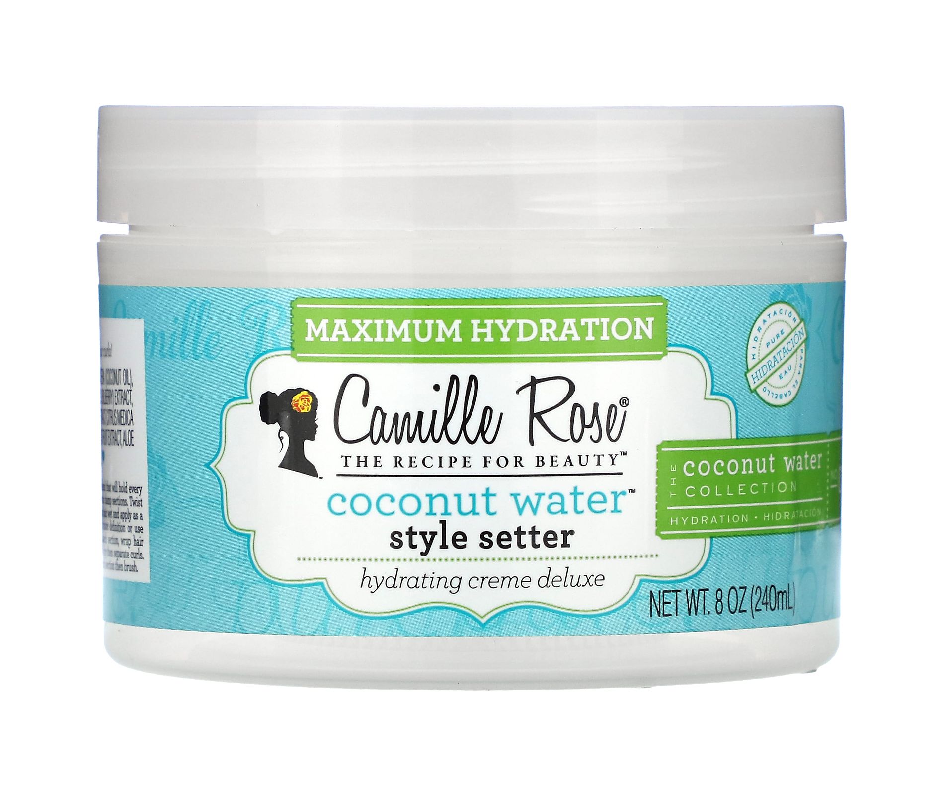 Camille Rose Coconut Water Style Setter, Maximum Hydration, 8 oz (240 ml)