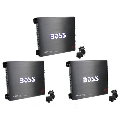 BOSS AUDIO R3004 1200W 4 Channel Car Amplifier Power Stereo Amp+Remote (3 Pack)