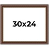PosterPalooza | Traditional Brown Picture Frame - UV Acrylic, Backing Board, Hanging Hardware Included - 2 of 4