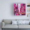 Canvas Wall Art - Ray Heere 'Pop Art New York Pink 2' Wall Art for Living Room, Bedroom, or Office Décor by Trademark Fine Art - 14 x 14 Inches - 3 of 4