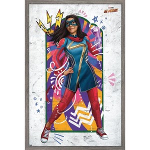 Trends International Marvel Ms. Marvel - Window Framed Wall Poster Prints - 1 of 4