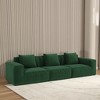 Whisen Modular Sofa Bed - Oversized, Convertible, Soft Corduroy Cloud Velvet Fabric, Two Person Combination - 3 of 4