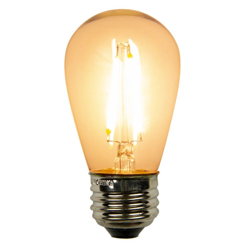 Northlight Pack of 25 Warm White Vintage Edison Style LED E26 Light Bulb, 1 of 3