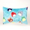Squish Pillow Kids' Pillow Throw Gift Set Restie Besties Teal - 3 of 4