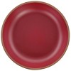 Gibson Home Rockabye 4 Piece Melamine Dinner Bowl Set in Dark Pink - 4 of 4