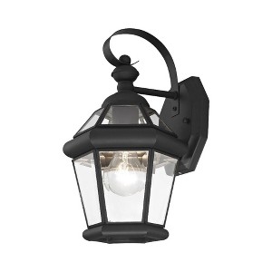 Livex Lighting Georgetown 1 - Light Wall Light in  Black - 1 of 4