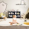 Tinyhomie Wooden Storage Cabinet with 5 Sections, Montessori Kids Bookshelf and Toy Organizer for Nursery, Playroom & Classroom - 3 of 4