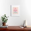 Deny Designs Cocoon Design Danish Pastel Retro Inspirational Quote White Framed Art Print - 2 of 4