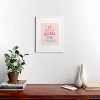 Deny Designs Cocoon Design Danish Pastel Retro Inspirational Quote White Framed Art Print - image 2 of 4